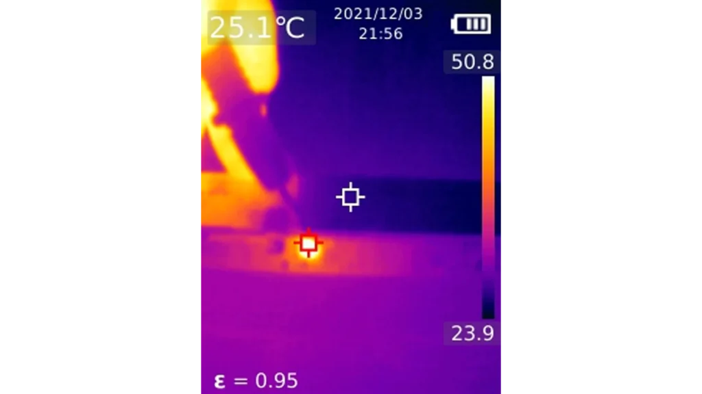 Elektronik Diagnose mit Wärmebildkamera